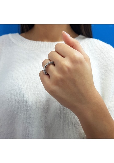 Lova 1,20 Karat Efektli Pırlanta Yeditaş Yüzük - 1070221