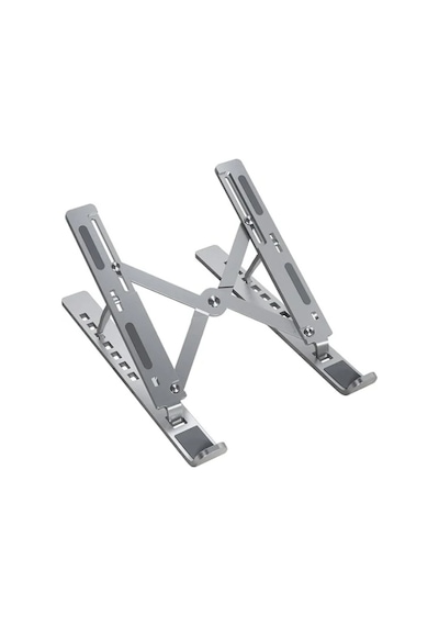 Taşınabilir Laptop Standı, Metal, Kaymaz, Ergonomik Tasarım