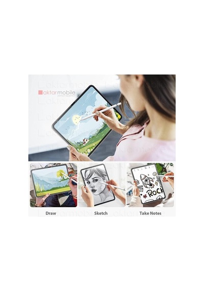 Apple Ipad 10. Nesil 2022 10.9" Paper Like Ekran Koruyucu Nano Kırılmaz Kağıt Hissi Mat Yüzey