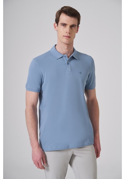 Morven Erkek Mavi Basic Polo Yaka Dynamic Fit T-shirt 26yc018007300 Mavi