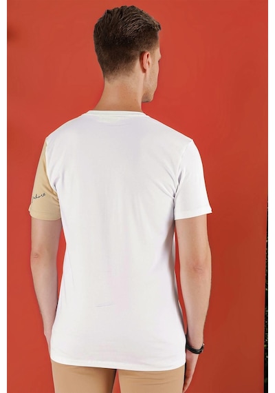 Efor Ts 858 Beyaz Spor T-shirt Beyaz