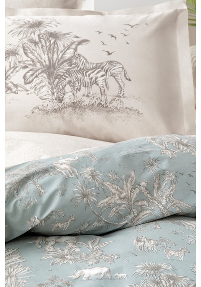 Yataş Bedding Aster Çift Kişilik Ranforce Nevresim Seti - Adaçayı