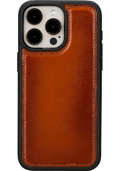 Apple Uyumlu   iPhone 15 Pro Max Deri Cüzdanlı Kılıf   Mwwn Rst2ef Taba