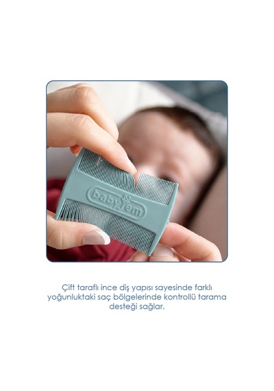 Babyjem Konak Tarağı Soft Mavi