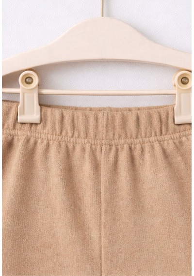 For My Baby Basic Bebek Şortlu Takım Kahverengi