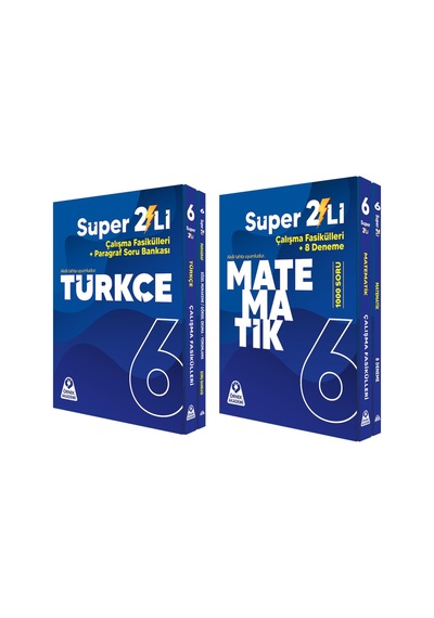 Örnek Akademi 6.sınıf Süper İkili Türkçe Ve Matematik Seti 2 Kitap