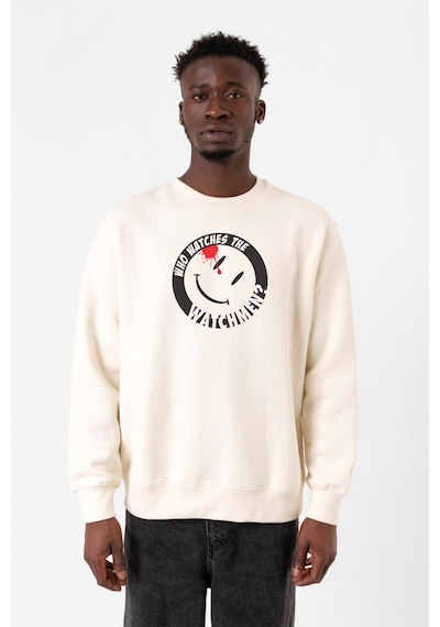 Watchmen Who Watches The Watchmen Ekru Erkek 2ip Sweatshirt 001