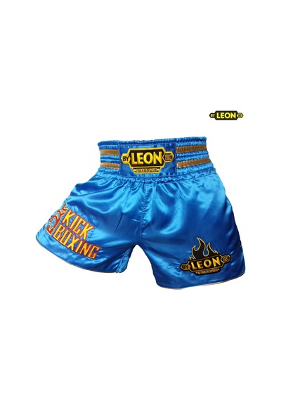 Aksaspor Leon Kickboxing Kick Boks Şortu Mavi (Yeni Model)