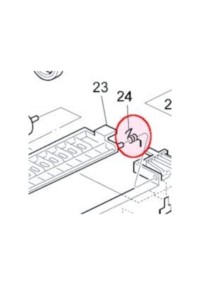 Rıcoh Aa066635 Fusıng Exıt Guıde Sprıng Fırın Çıkış Yayı 1015 / 1018 / Mp 2500 / Mp 2589