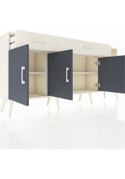 Arges Konsol 5 Raflı 2 Çekmeceli 3 Kapaklı 176x30x83 Aytaşı-antrasit/aytaşı Antrasit/aytaşı Arges Konsol 5 Raflı 2 Çekmeceli 3 Kapaklı 176x30x83 Aytaşı-antrasit/aytaşı Antrasit/aytaşı