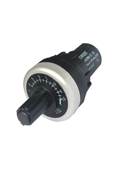 Gwest Apt22-10k 22mm 10k Tek Turlu Potansiyometre 220v