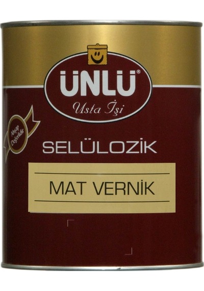 Ünlü Selülozik Mat Vernik 2,5L