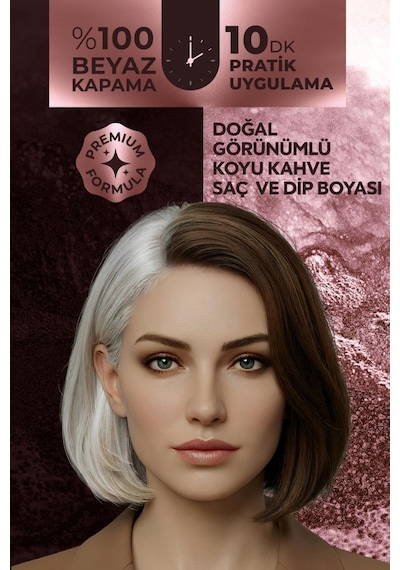 Softto Plus Expert Woman Brown Hair Color Koyu Kahve Kadınlara Özel Doğal Görünüm