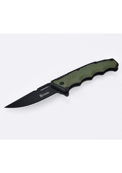 Columbia Kamp Bıçağı, Paslanmaz Çelik Bıçak, Av Bıçağı, Katlanır Çakı, Açık 22 Cm, Kapalı 13 Cm - Siyah