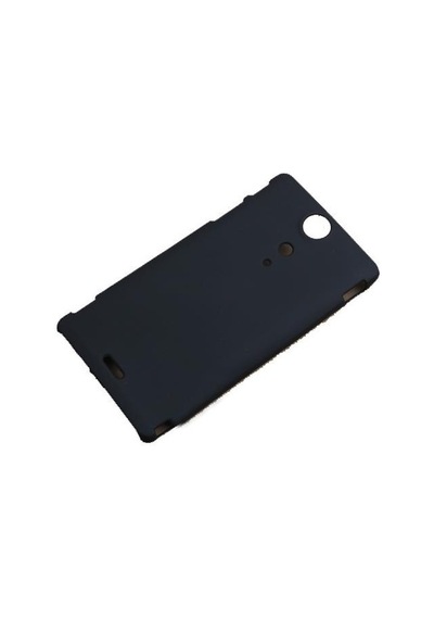 Xperia Tx Lt29i İle Uyumlu Sert Kauçuk Kılıf Siyah