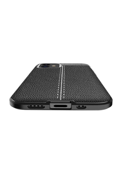 Apple Uyumlu iPhone 12 Mini Kılıf Deri Tarzı Niss Silikon Case