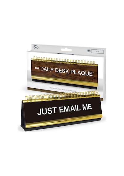 Genuine Fred Daily Masa Plaketi Masaüstü Flip Book, Çeşitli Diğer