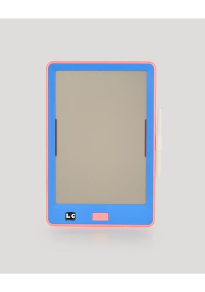10 İnch Şeffaf Lcd Dijital 4 Adet Çizim Kartlı Tablet-mavi Mavi