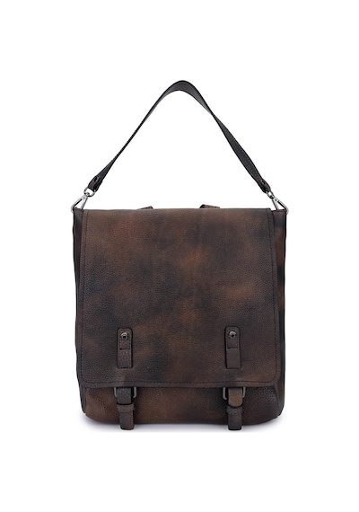 Bruno Shoes Bruno Rossi Bag Erkek Hakiki Deri Taupe Sırt Çantası 1048 332 Erk Canta Sk24-25 Nero/tamp Siyah