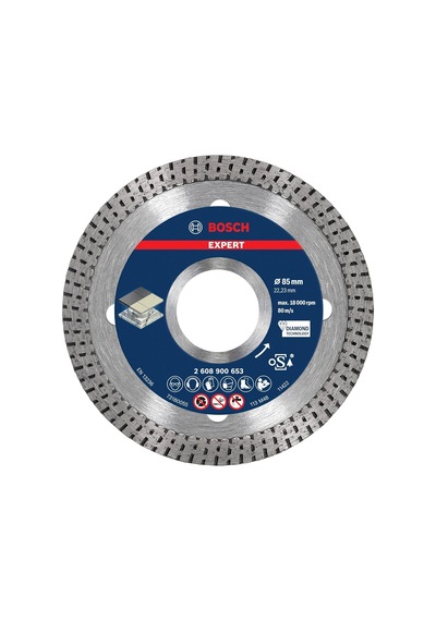 Expert Hardceramic X- Kesme Diskleri Sert Sert Taş Ø 85 Mm Aksesuar Küçük Avuç Taşlama Makinesi