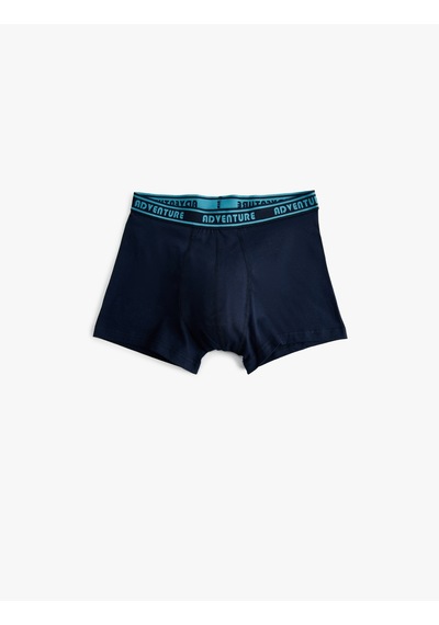 Koton 3'lü Boxer Seti Soyut Baskılı Çok Renkli Pamuklu Lacivert 5wlm90022mk Lacivert
