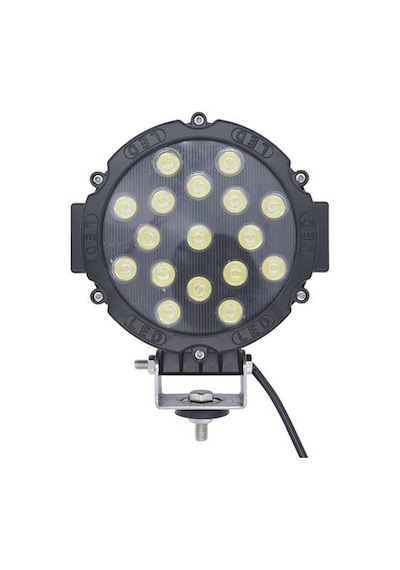 OtoÇizgi 17 Cm Yuvarlak 17 led Off Road Sis Lambası Kırmızı Siyah OtoÇizgi