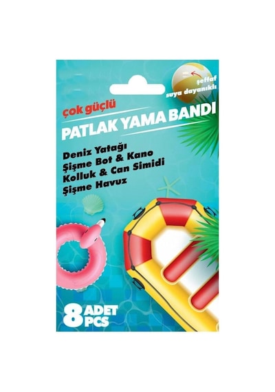 Patlak Yama Bandı Deniz Yatağı,şişme Bot,kano,şişme Havuz,can Simidi Tamir Bandı Genel