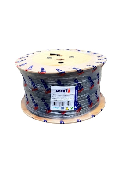 Onli 23awg Pe Dış Ortam Cat6 Outdoor Kablo 305mt Siyah