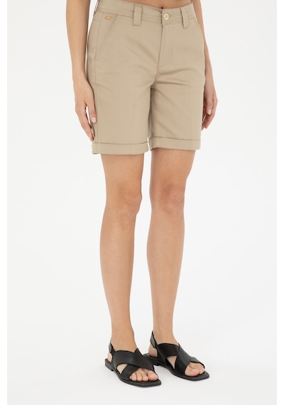 U.s. Polo Assn. Kadın Açık Haki Şort / Bermuda 50281722-vr183 Açık Haki