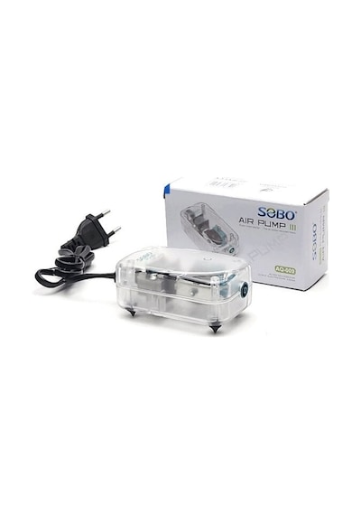 Sobo Aq-009 Tek Çıkışlı Şeffaf Hava Motoru