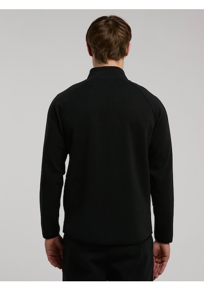 Everlast Ever Relaxed Regular Siyah Yüksek Yaka Erkek Full Zip Sweatshirt Siyah