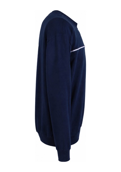 Trender Biyeli Basic O Yaka İndigo Erkek Sweatshirt 27kdt1000001 Indigo