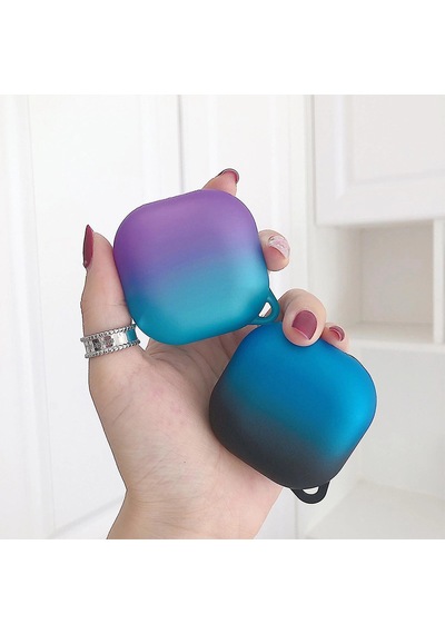 Caseonn Samsung Uyumlu Galaxy Buds Fe - Buds Core Kılıf Duo Aurora Koruma Pembe Sarı