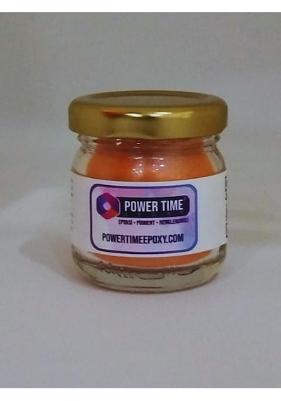Sedefli Metalik Toz Pigment Boya / Turuncu / Epoksi Için