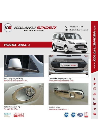 Ford Connect Kaput Koruyucu 2014 Ve Sonrası