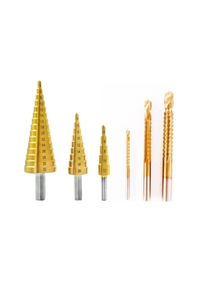 Zhltools 6 Parça Kademeli Matkap Ucu Seti