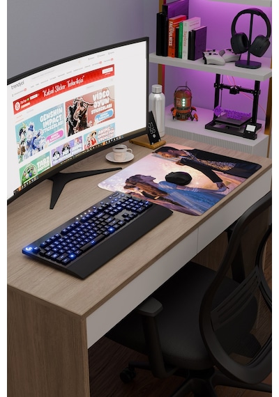 Bridgerton V4 48x40 Xl Gaming Kauçuk Kaymaz Taban Mouse Pad Fare Altlığı