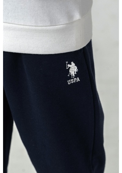 U.S. Polo Assn. Erkek Çocuk Baskılı Beyaz Uzun Kol Eşofman Takımı Us2619-c-v2 Us2619-c-v2