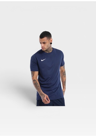 Nike Dri-fıt Park Vıı Bv6708-010 Erkek Futbol Forması Siyah Antrenman Tişörtü Lacivert