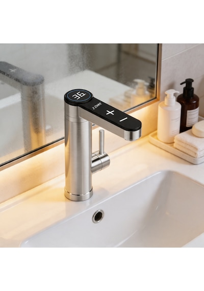Zln3799 Elektrikli Musluk Inox