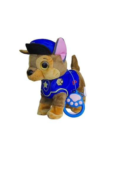 Paw Patrol Köpek Yürüyen, Havlayan Müzikli Tasmalı Kumandalı Peluş Oyuncak Paw Patrol Peluş Köpek, Paw Petrol Oyuncak Mavi