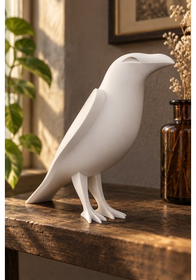 Karga Figürlü Dekoratif Biblo - 17cm