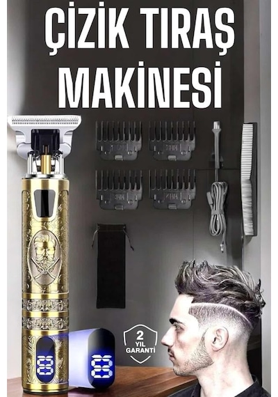 Çizik Tıraş Makinesi Şarjlı Paslanmaz Çelik Bıçaklı Uzun Ömürlü - Bayi Depom 1 - 2 Saat
