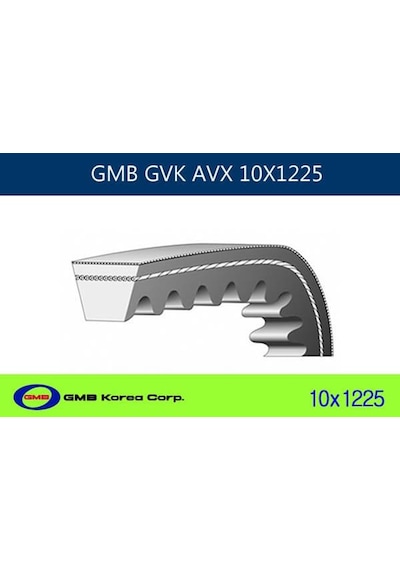 GMB 10X1225 V Kayışı Renault 12 (10×1225)(10A1225)