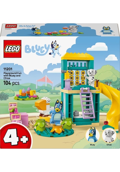 LEGO® Bluey: Bluey ve Chloe ile Oyun Parkı Eğlencesi 11201 - 4 Yaş ve Üzeri Çocuklar için Yaratıcı Oyuncak Yapım Seti (104 Parça)