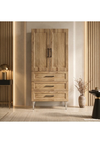Davos Çok Amaçlı Dolap 60 Cm 2 Kapak 3 Çekmece Kafkas Meşe - Çok Amaçlı Raflı Dolap Beyaz Davos Çok Amaçlı Dolap 60 Cm 2 Kapak 3 Çekmece Kafkas Meşe - Çok Amaçlı Raflı Dolap Beyaz