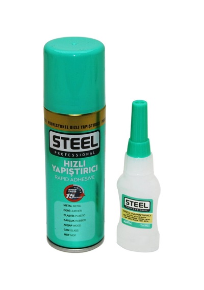Yapıştırıcı Seti - Aktivatör Spreyli - 100 Ml Ve 20 Gr