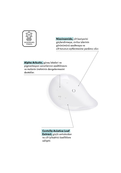 The Pova Gözenek Sivilce ve Leke Karşıtı Serum – Arbutin Niacinamide Zinc Pca 30 ML