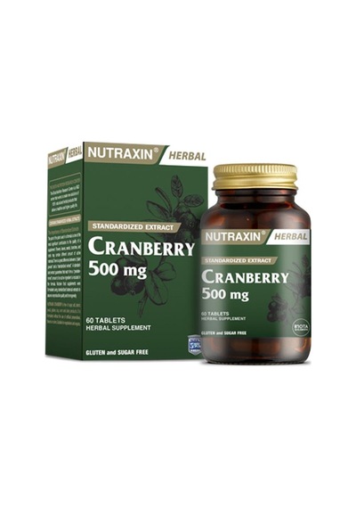 Nutraxin Cranberry 500 Mg Takviye Edici Gıda 60 Tablet
