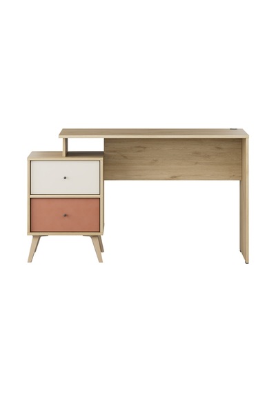 Adore Mobilya Terra 2 Çekmeceli Çalışma Masası-florida Meşe/Karışık Renk 129 x 75 x 55 CM Adore Mobilya Terra 2 Çekmeceli Çalışma Masası-florida Meşe/Karışık Renk 129 x 75 x 55 CM